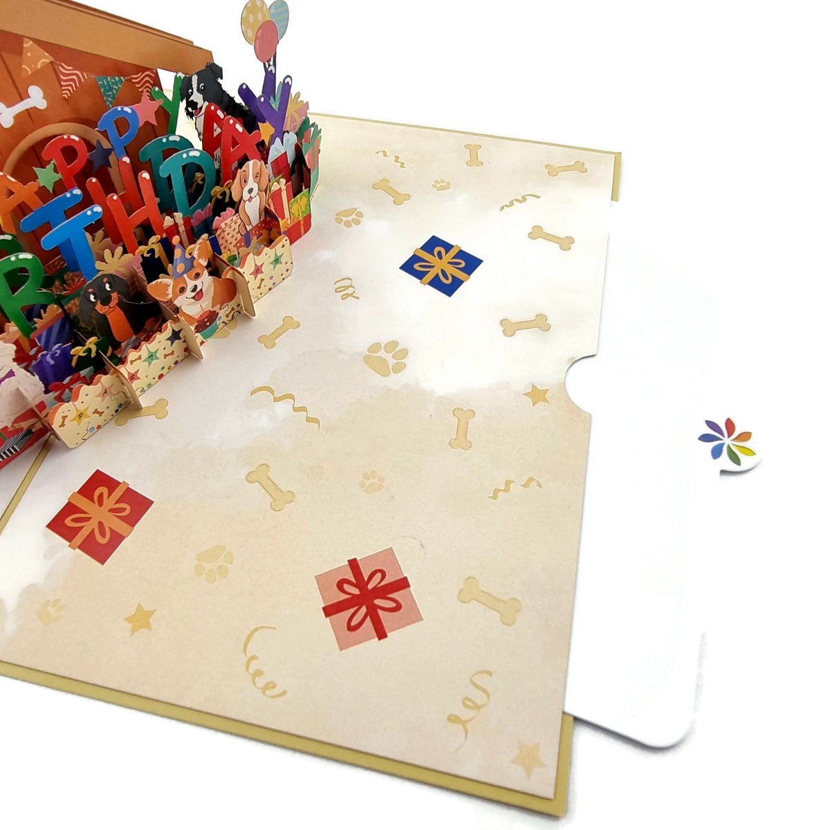 Birthday Dogs Pop Up Card