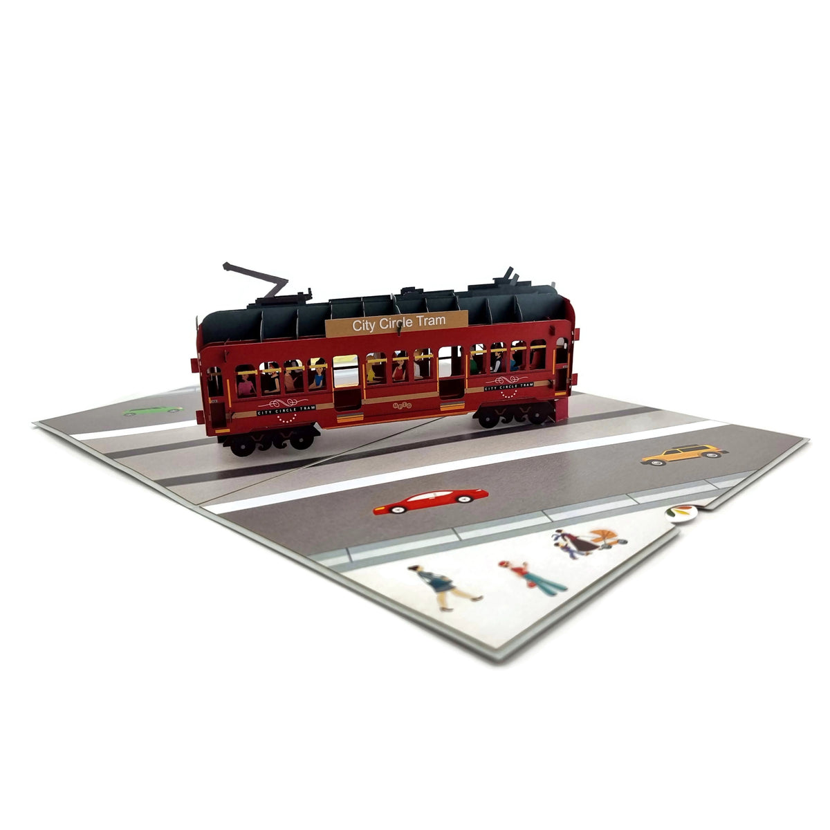 Melbourne City Circle Tram Pop-Up Card