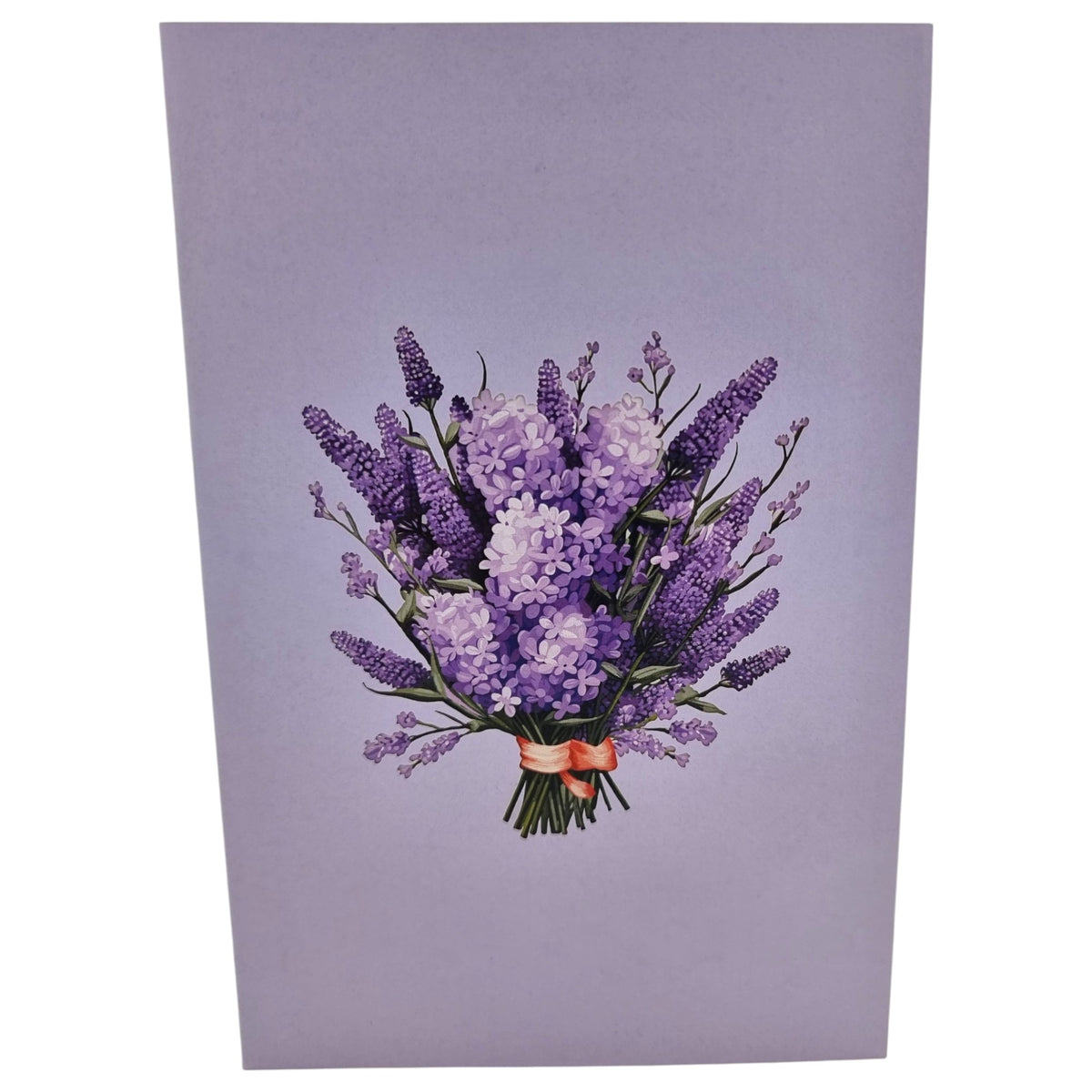 Lavender Vase Pop Up Card