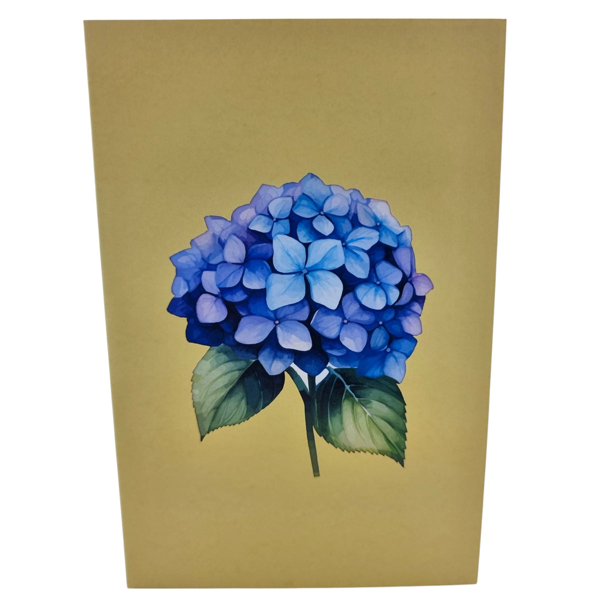 Blue Hydrangea Pop Up Card