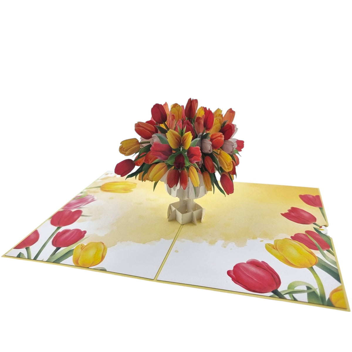 Bouquet Of Tulips Pop Up Card