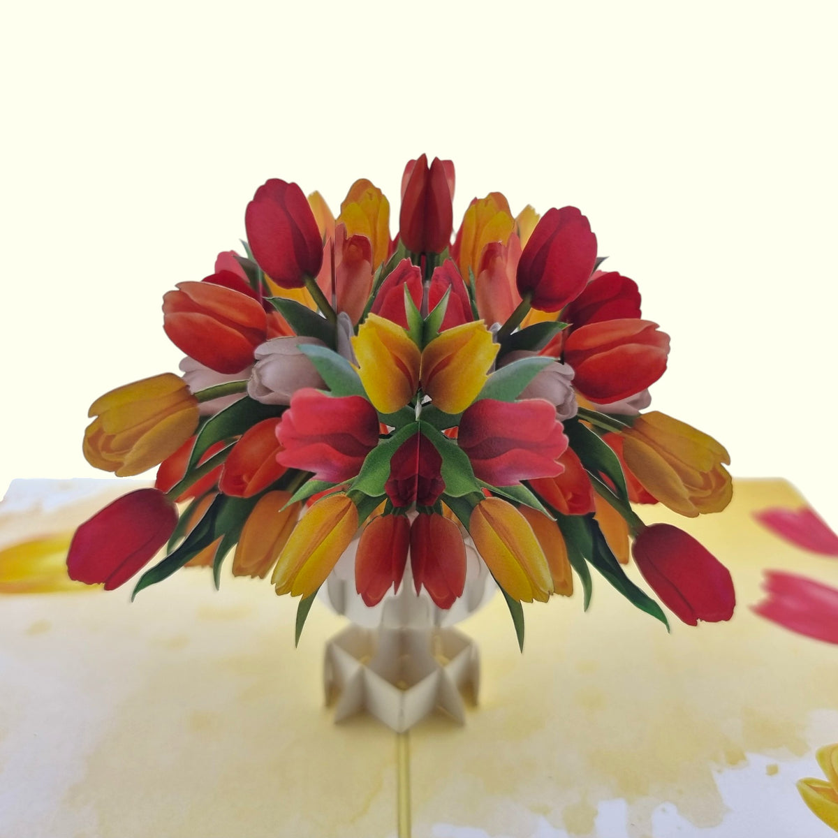 Bouquet Of Tulips Pop Up Card