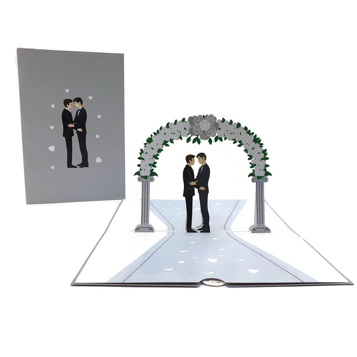 Wedding Day Grooms Pop-Up Card