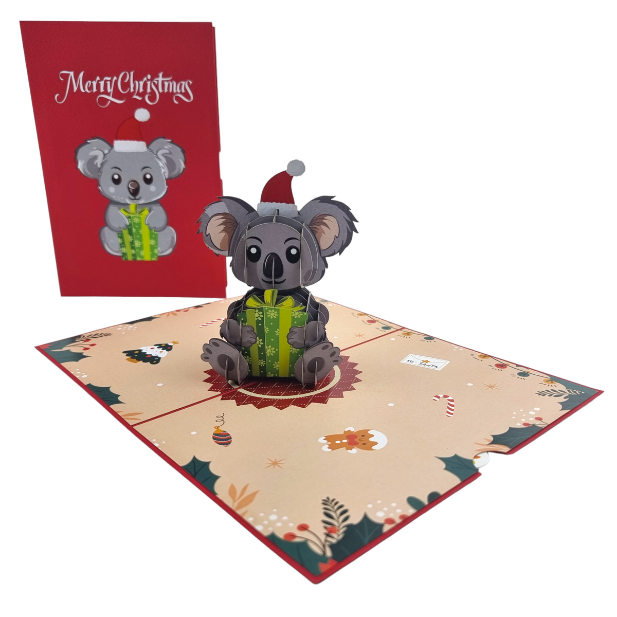Christmas Koala Pop Up Card