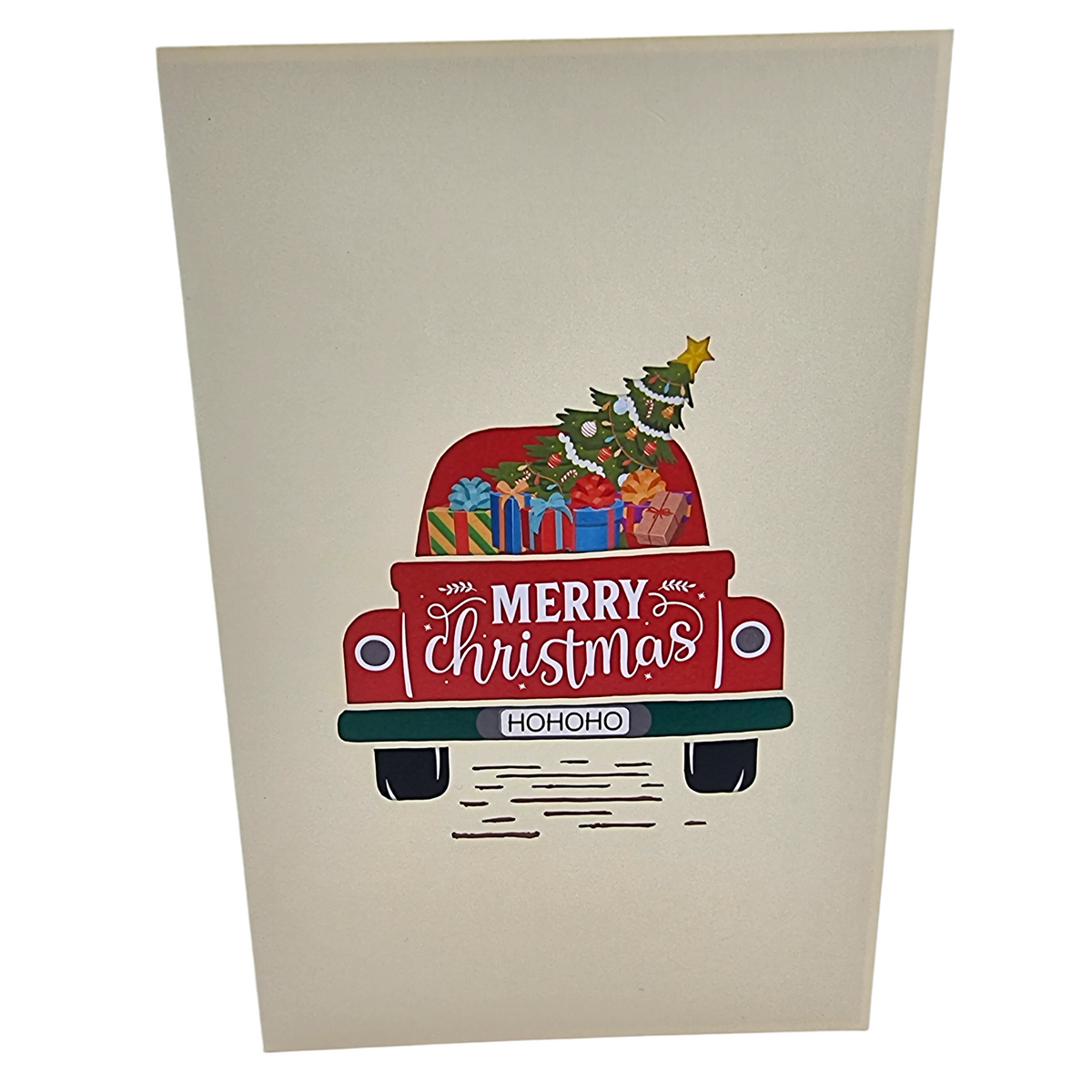 Santa's Christmas Ute Pop Up Card