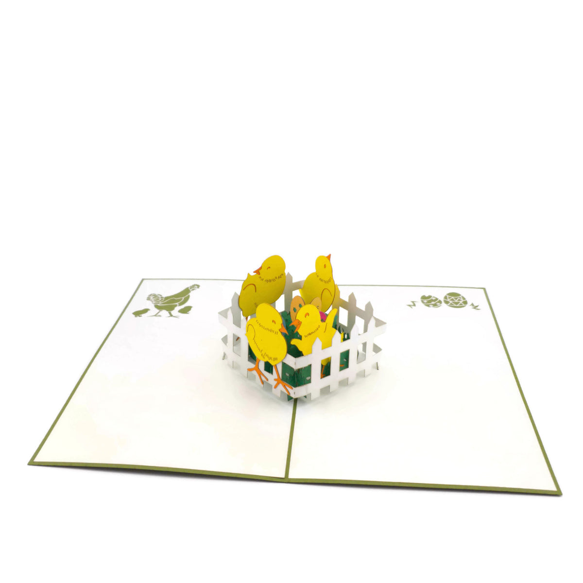 Easter Chicks Pop Up Card