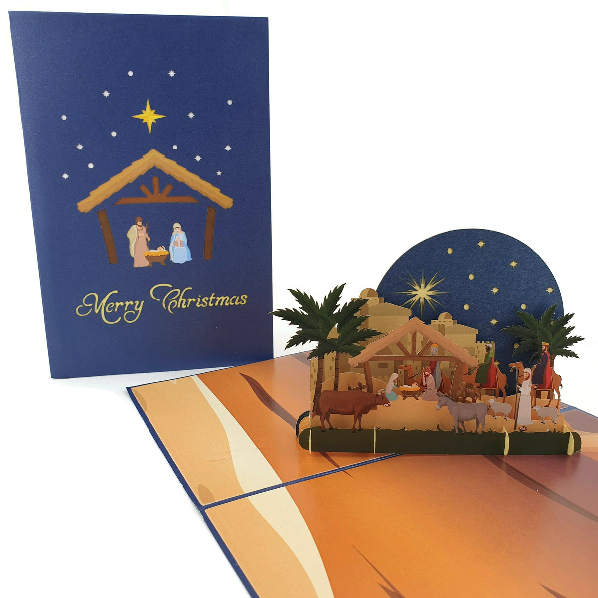 A Holy Night Pop Up Card
