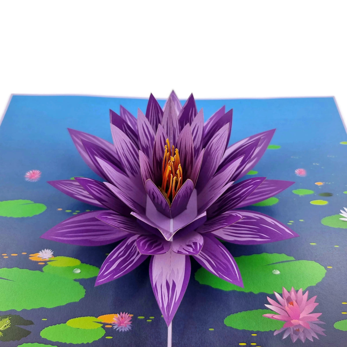 Water Lily Pop Up Card