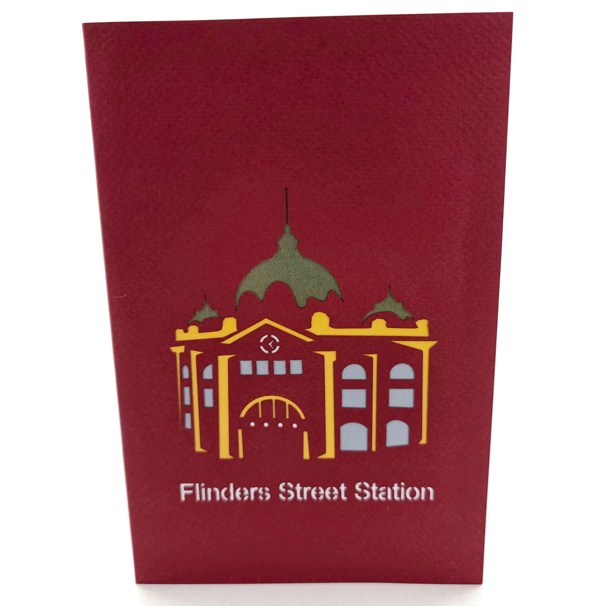 Flinders Street Station Pop-Up Card