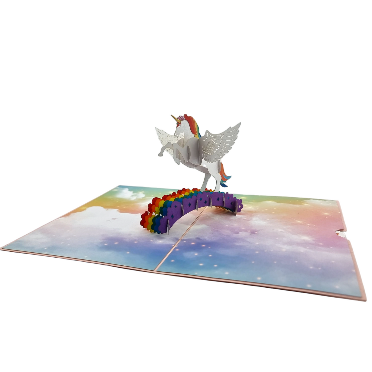Flying Unicorn Pop-Up Card