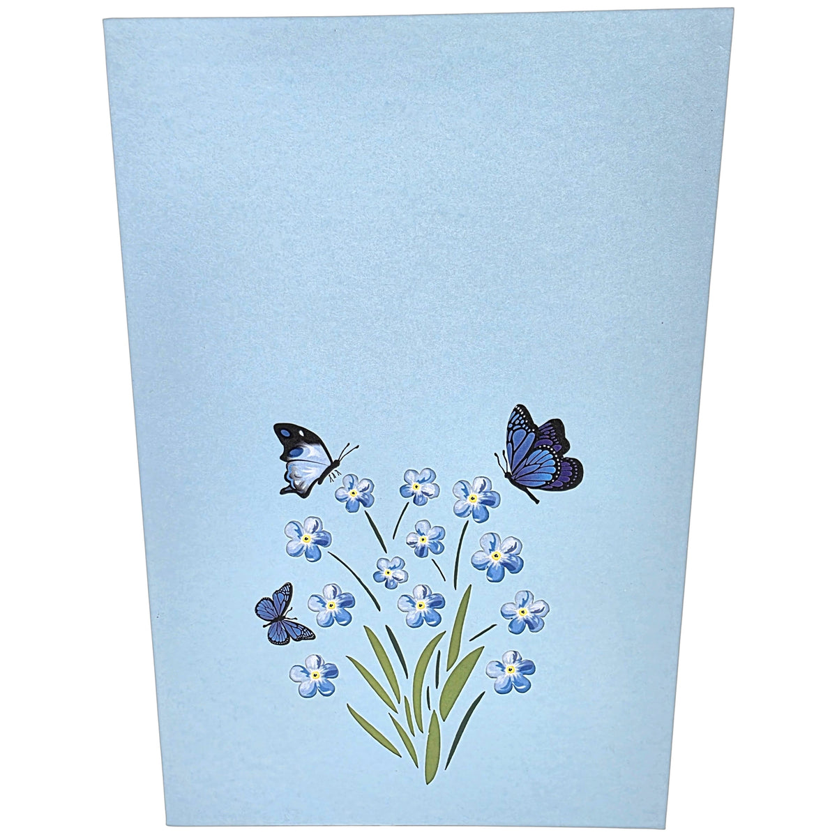 Blue Butterfly Pop Up Card