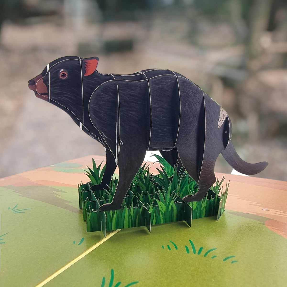 Tassie Devil Pop Up Card