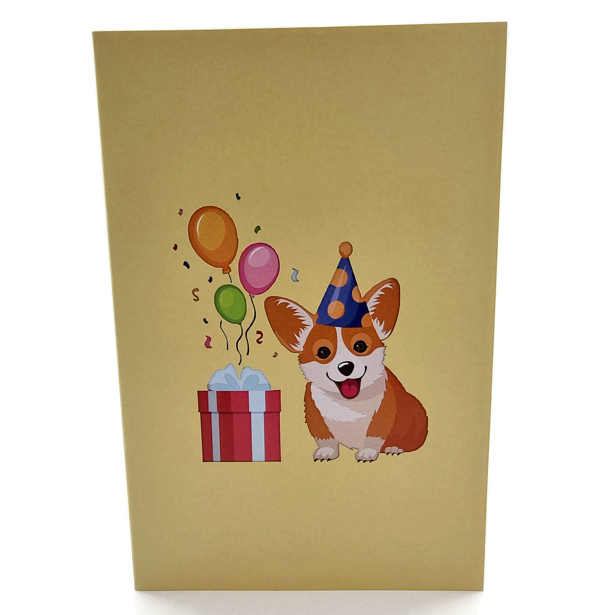 Puppy Dog Happy Birthday Pop Up Card