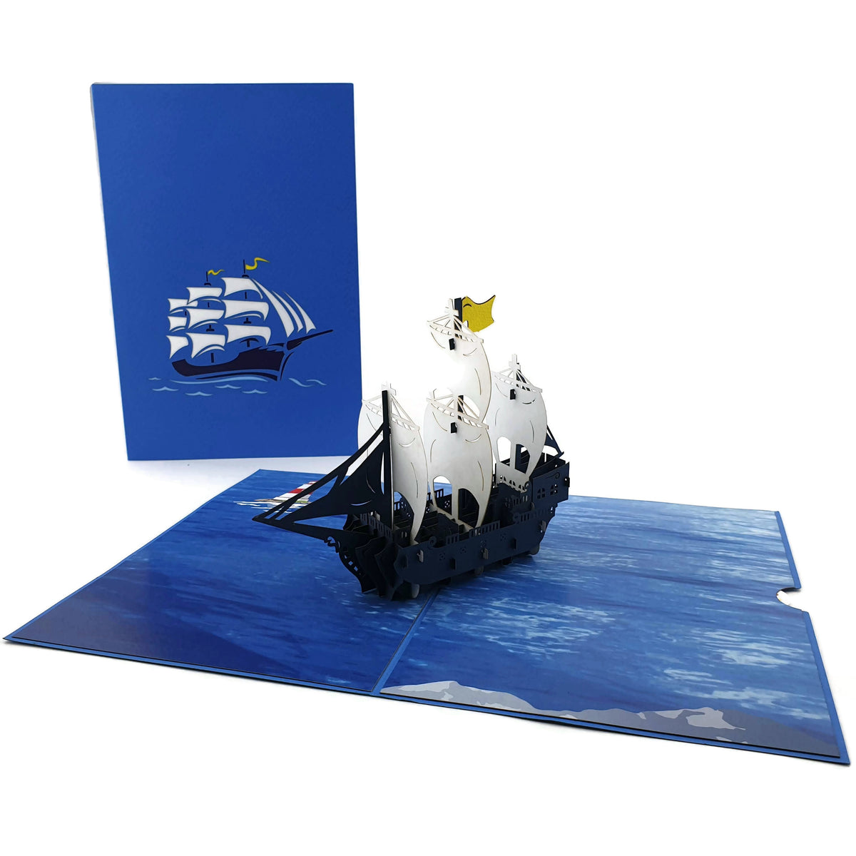 Tall Ship Pop-Up Card