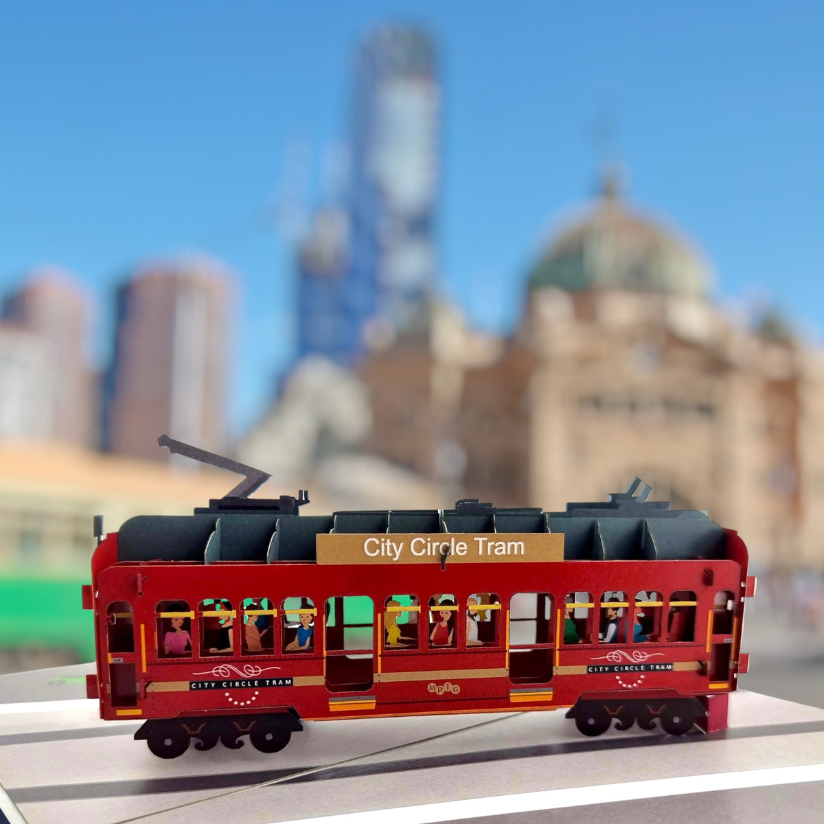 Melbourne City Circle Tram Pop-Up Card