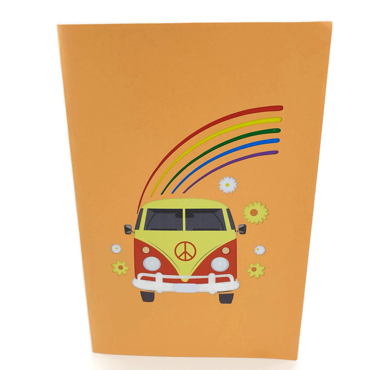 Surfer Kombi Van Pop Up Card