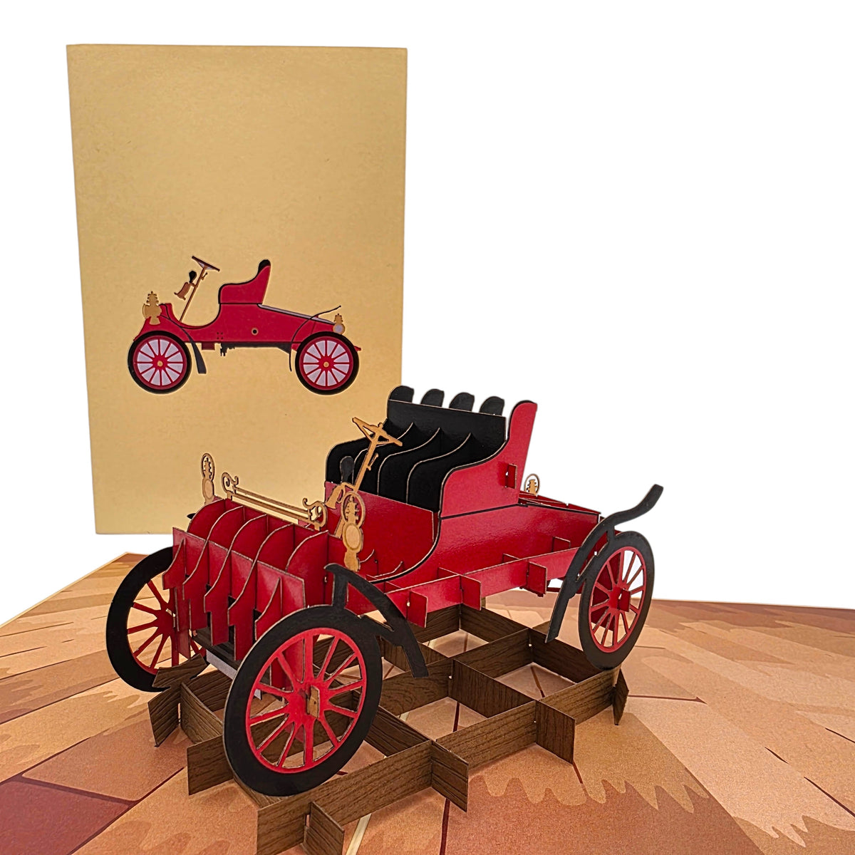 Ford Vintage Car Pop Up Card