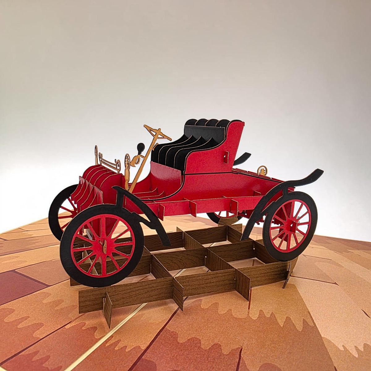 Ford Vintage Car Pop Up Card