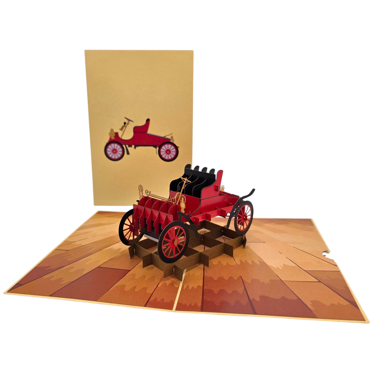 Ford Vintage Car Pop Up Card