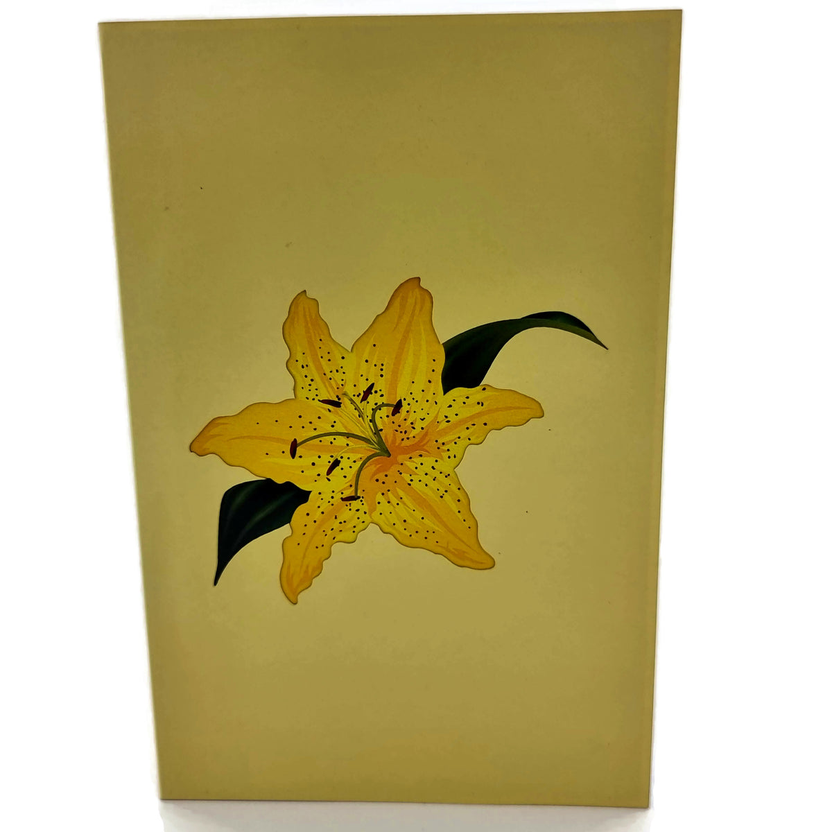 Yellow Lily Pop Up Card