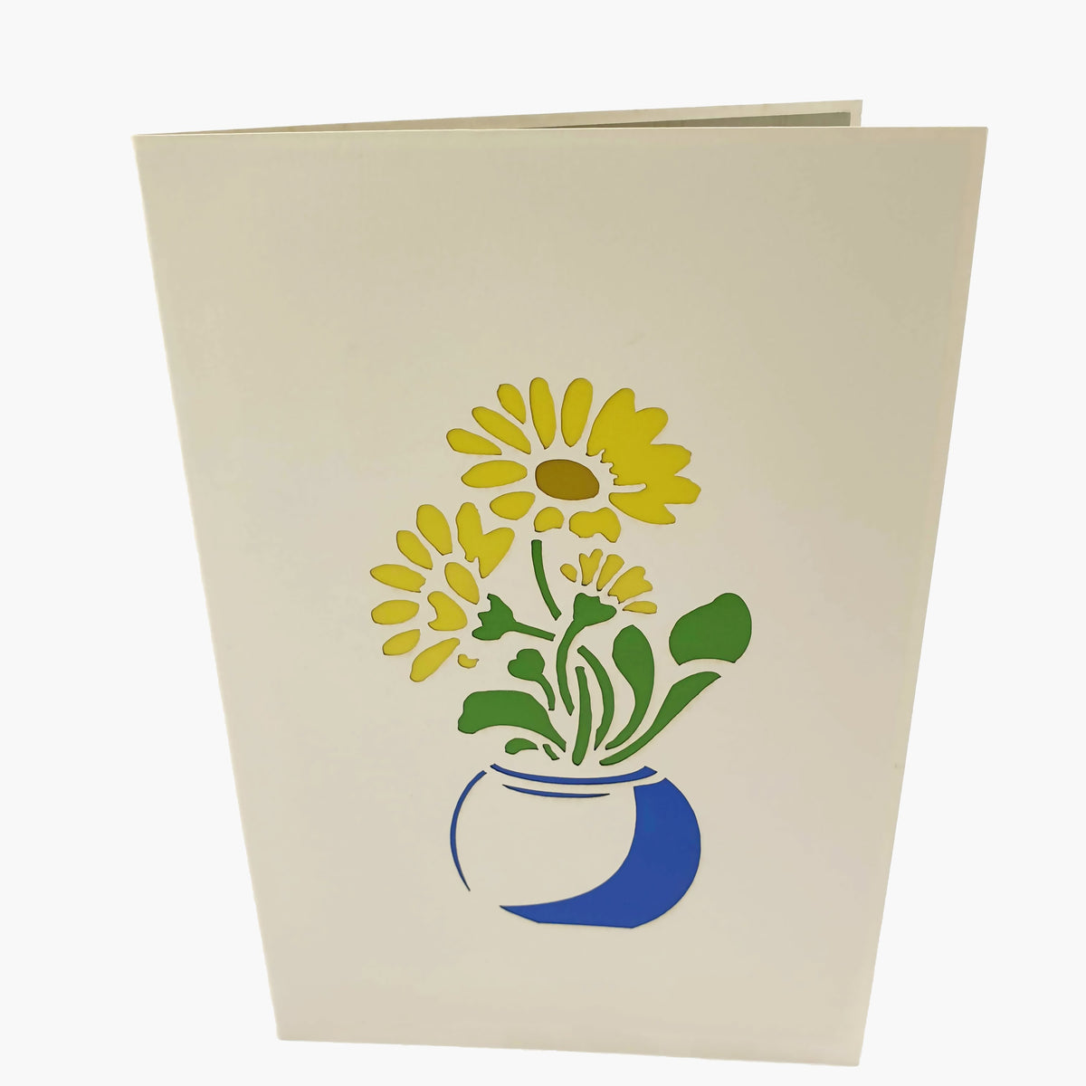 Daisies in a Teapot Pop Up Card