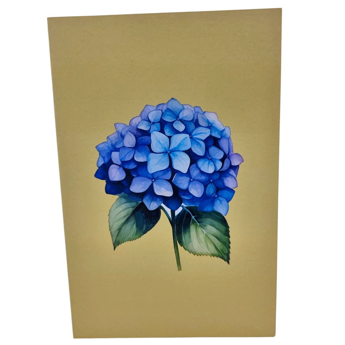 Blue Hydrangea Pop Up Card