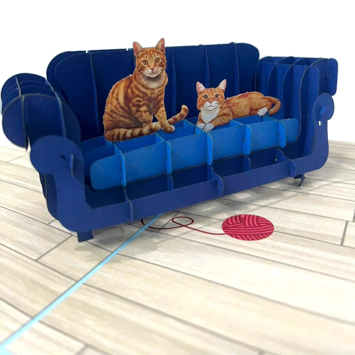Cats on the Sofa pop up card