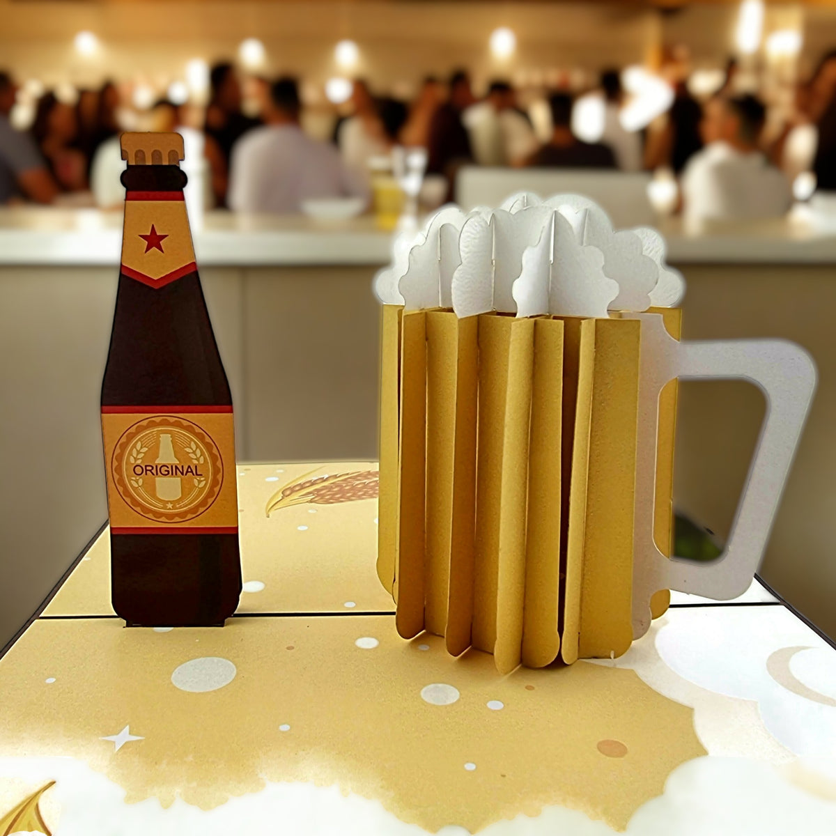 Beer Pop-Up Card