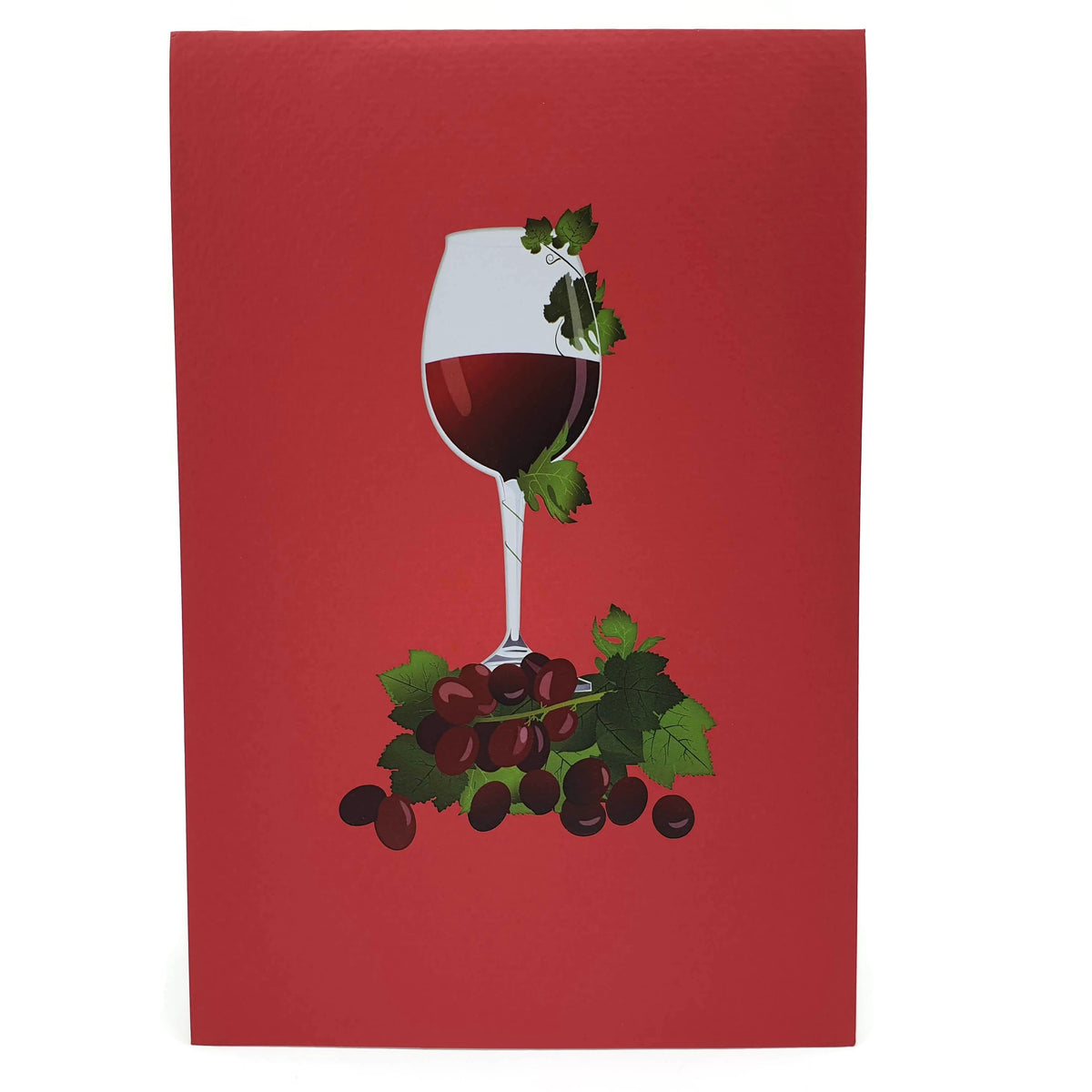 Wine Glass Pop Up Card