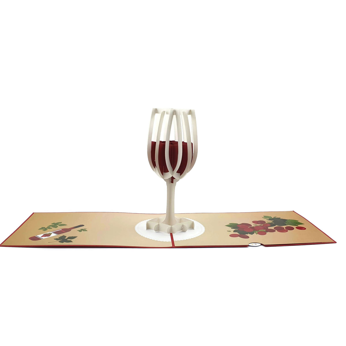 Wine Glass Pop Up Card