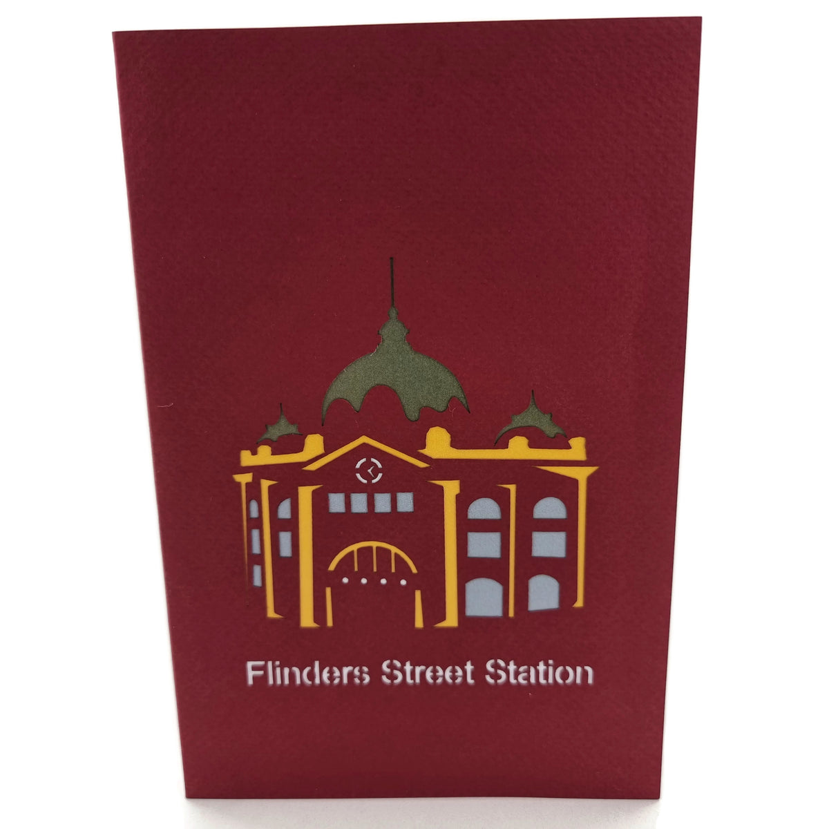 Flinders Street Station Pop-Up Card