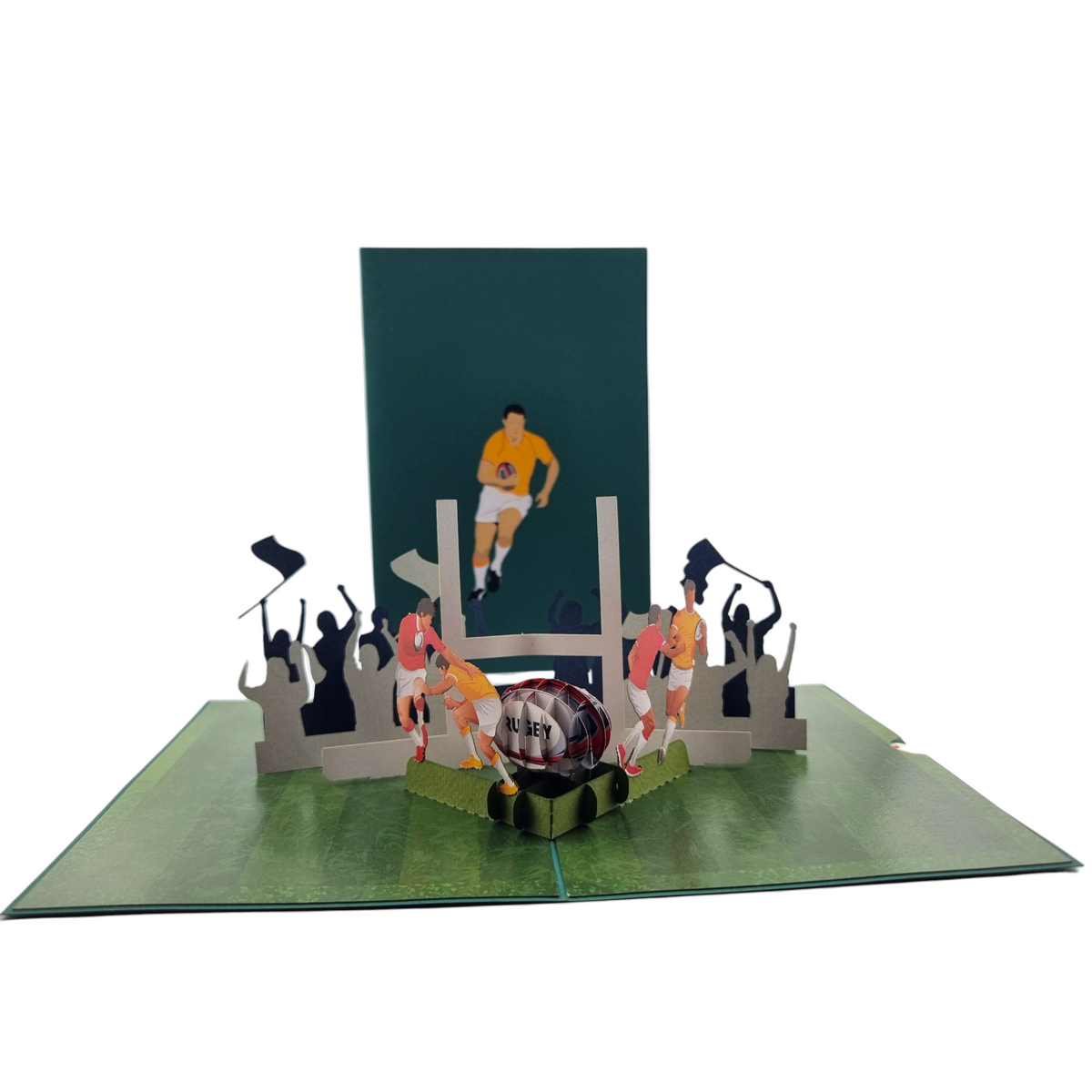 Rugby Pop Up Card