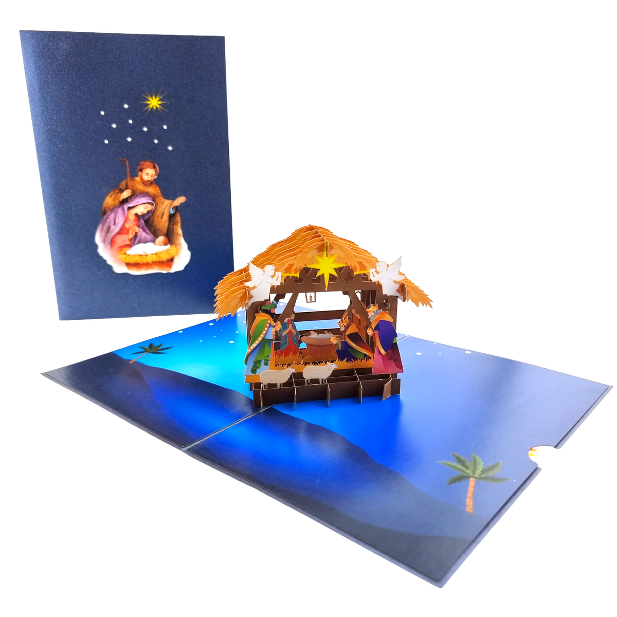 Nativity Scene Pop Up Card