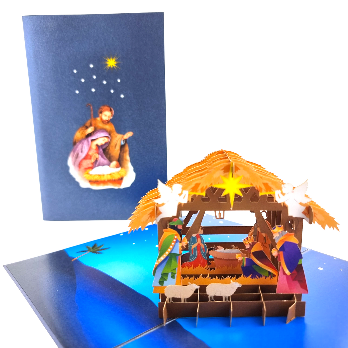 Nativity Scene Pop Up Card
