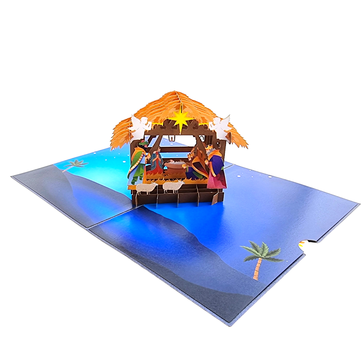 Nativity Scene Pop Up Card