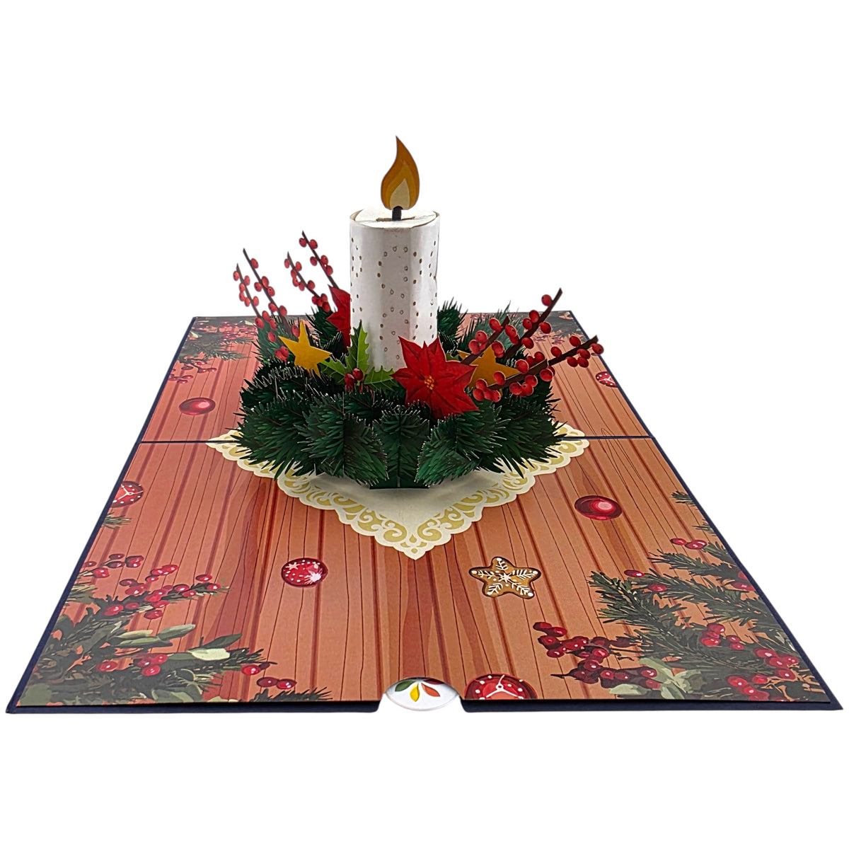 Christmas Candle Pop Up Card