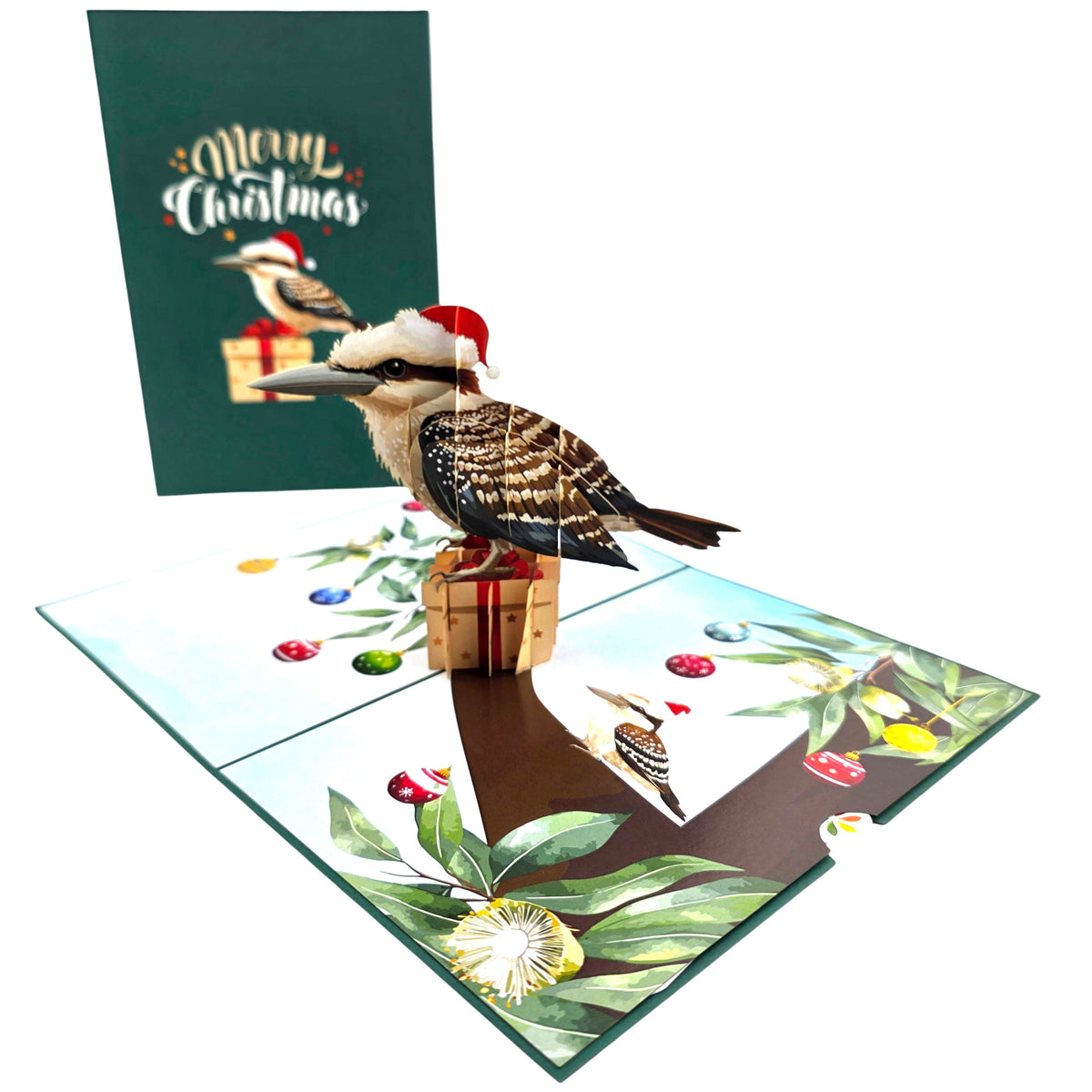 Christmas Kookaburra Pop Up Card
