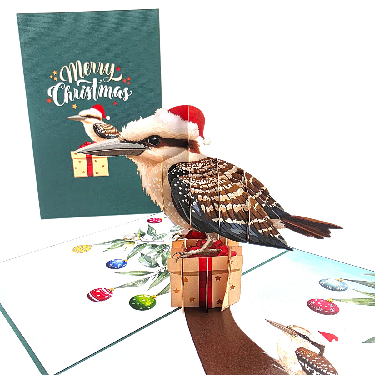 Christmas Kookaburra Pop Up Card