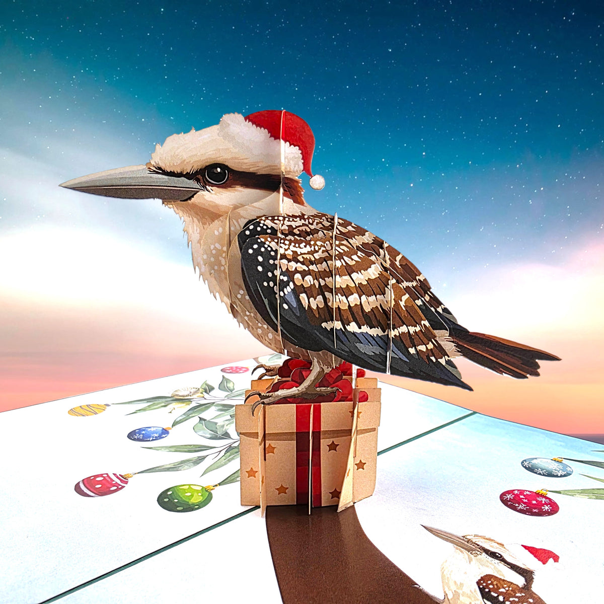 Christmas Kookaburra Pop Up Card
