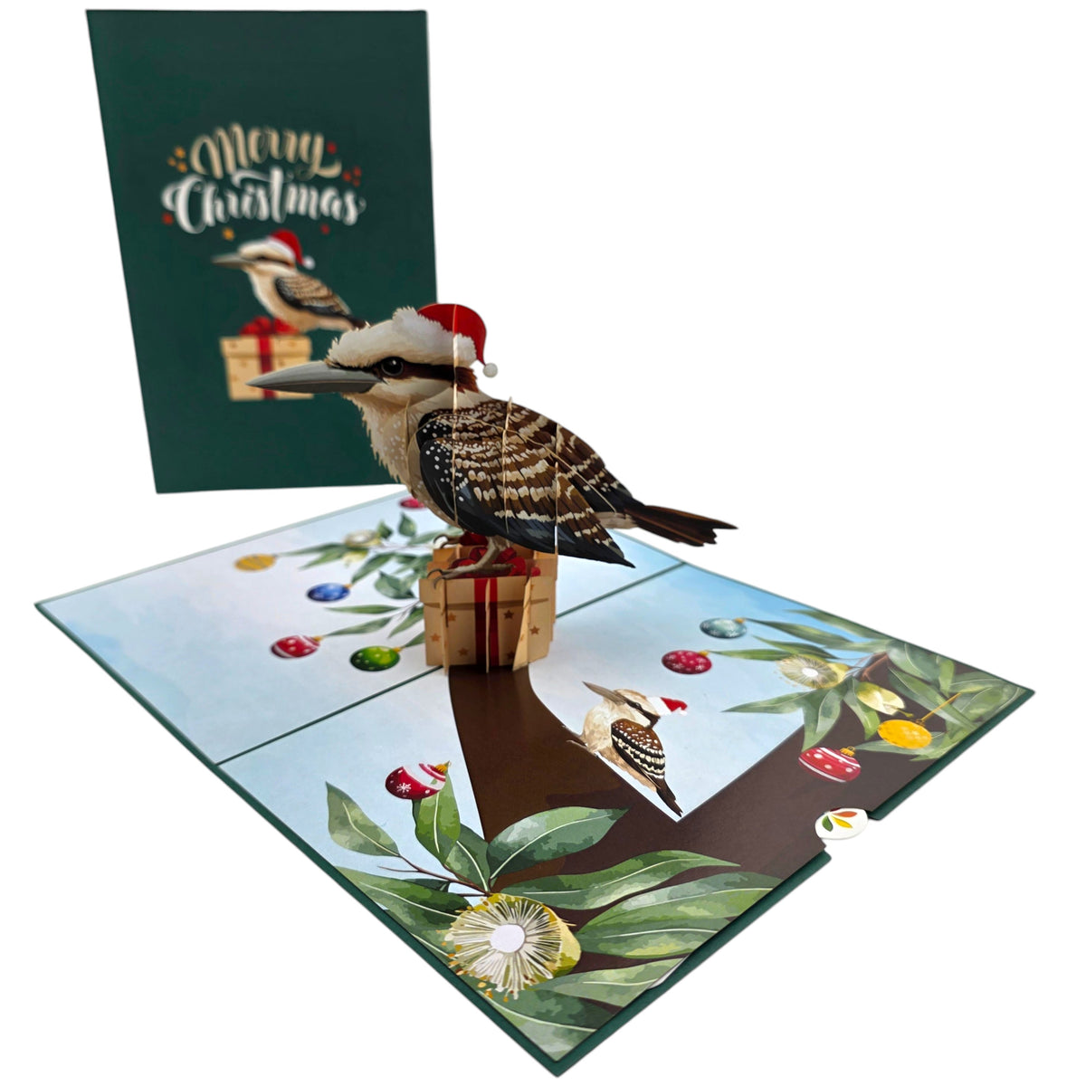 Christmas Kookaburra Pop Up Card