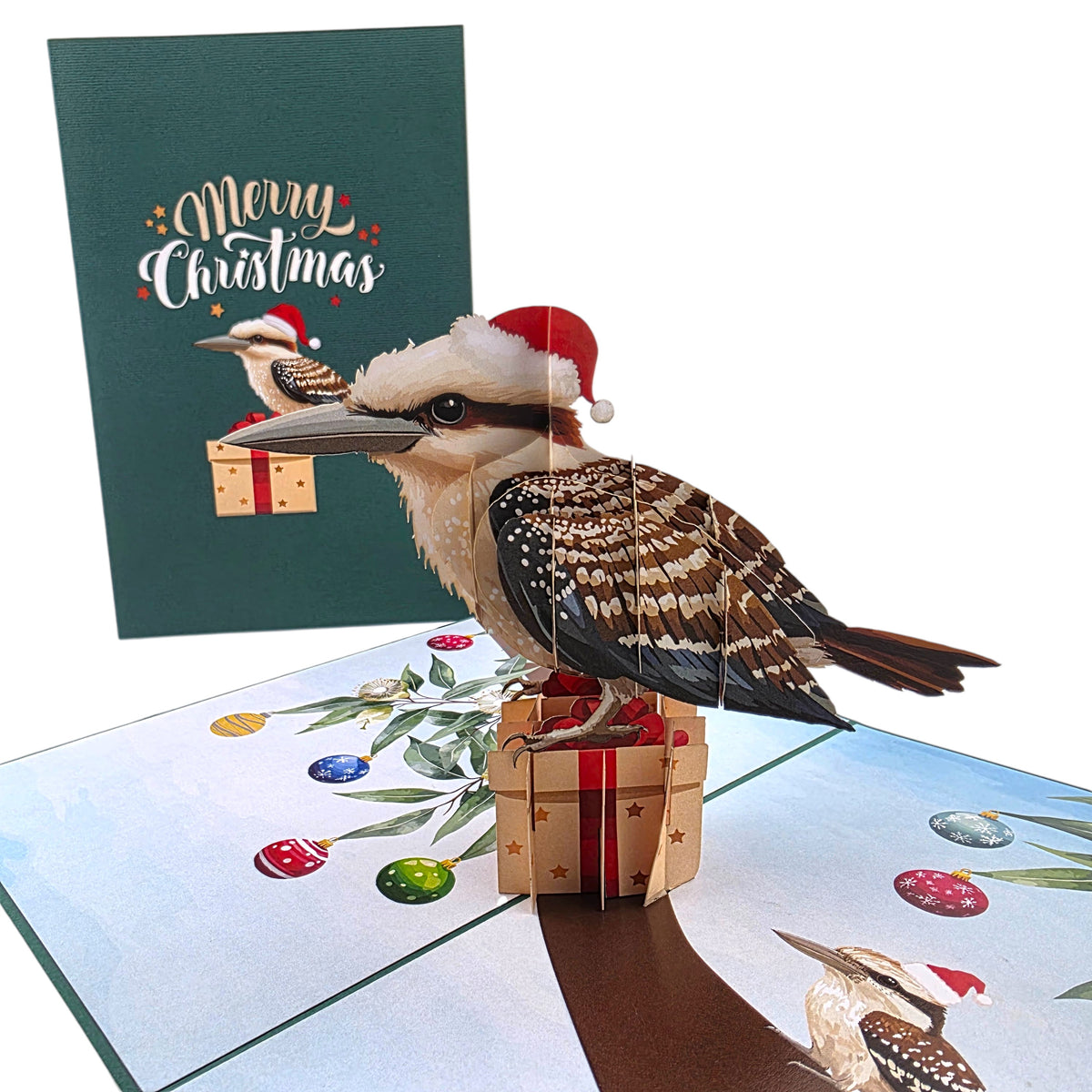 Christmas Kookaburra Pop Up Card
