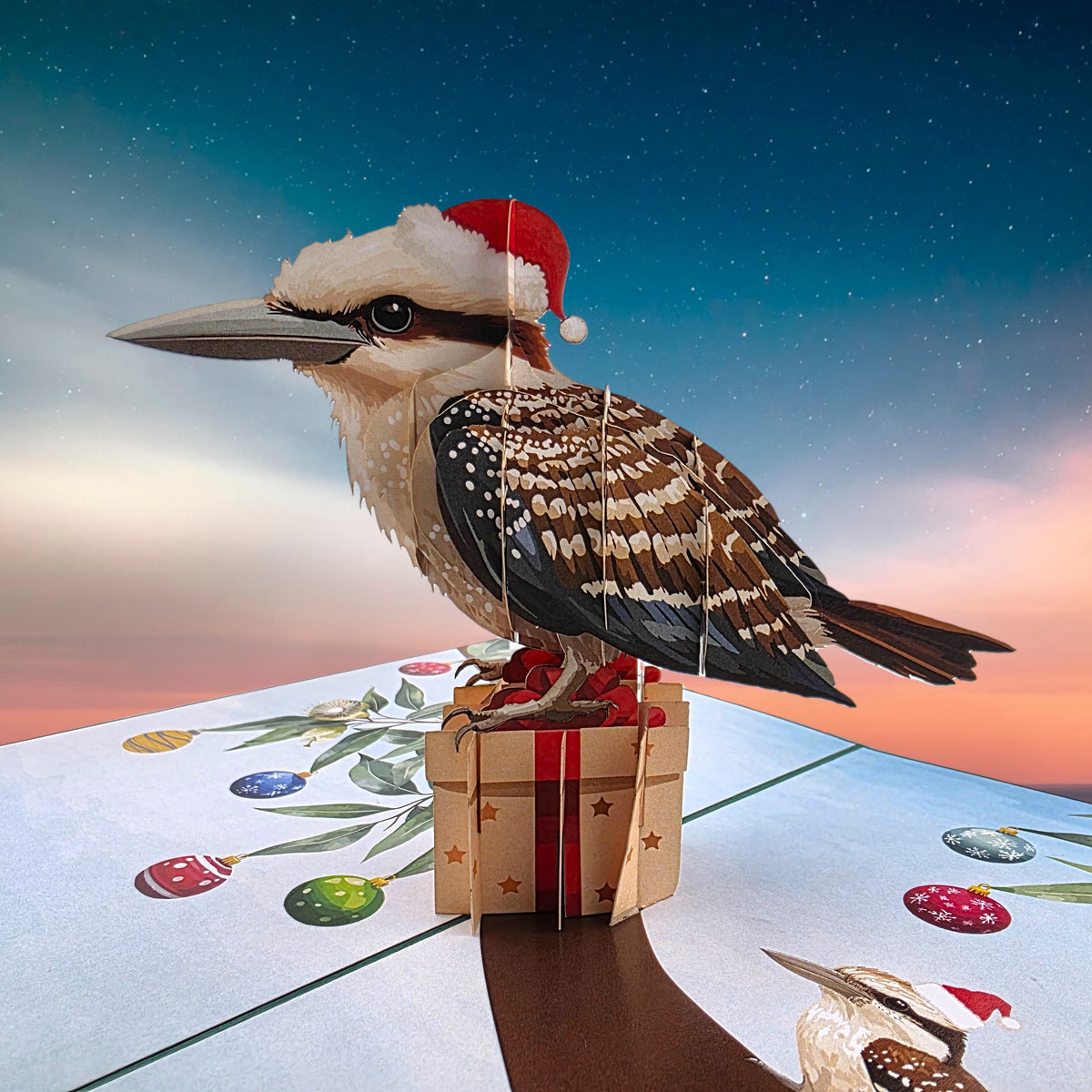 Christmas Kookaburra Pop Up Card
