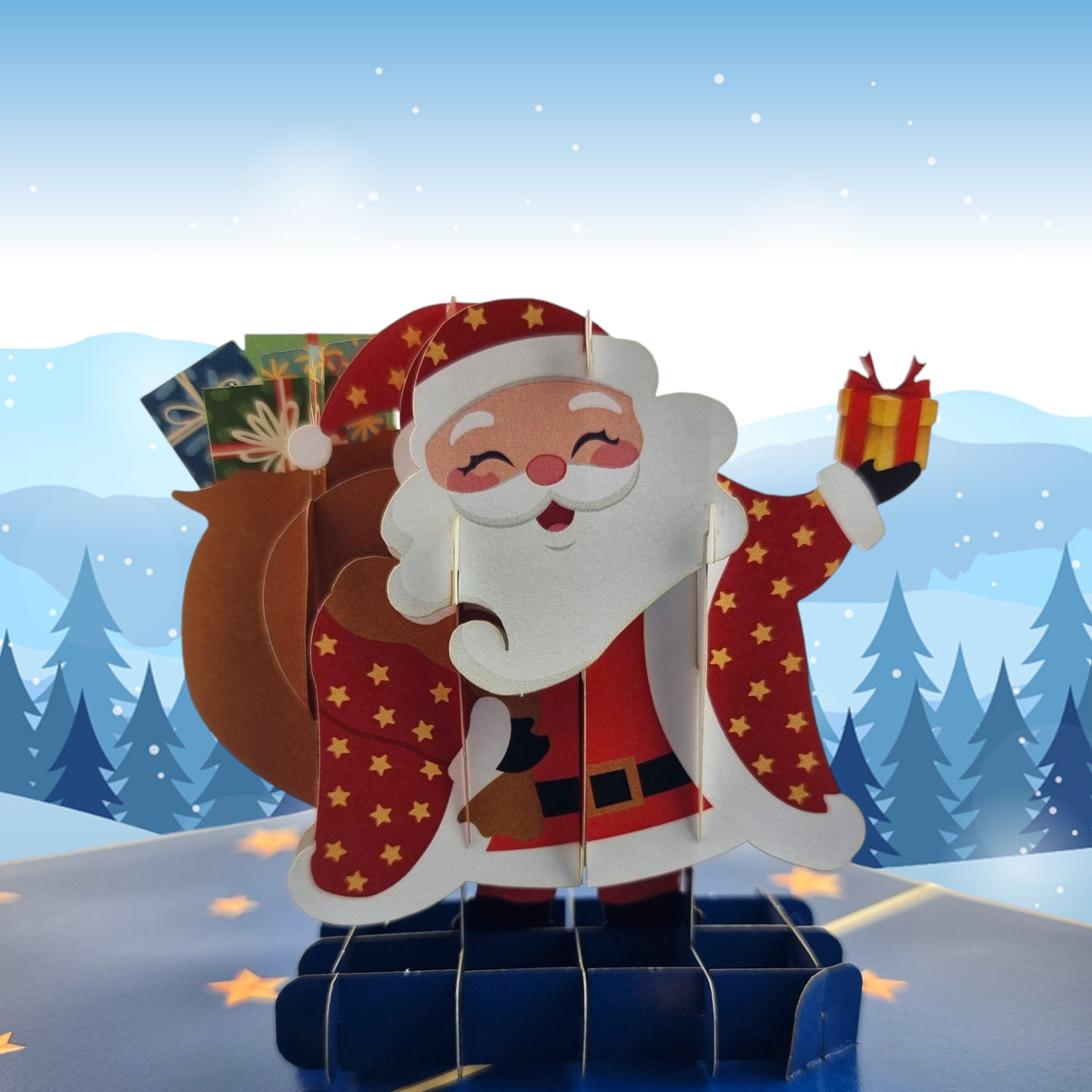 Christmas Santa Pop Up Card