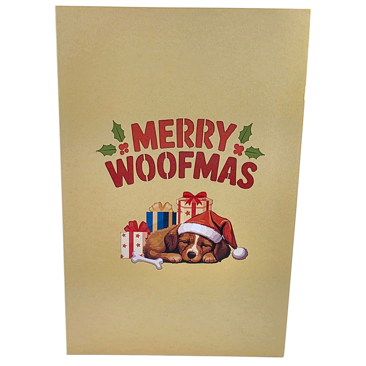 Merry Woofmas Pop Up Card