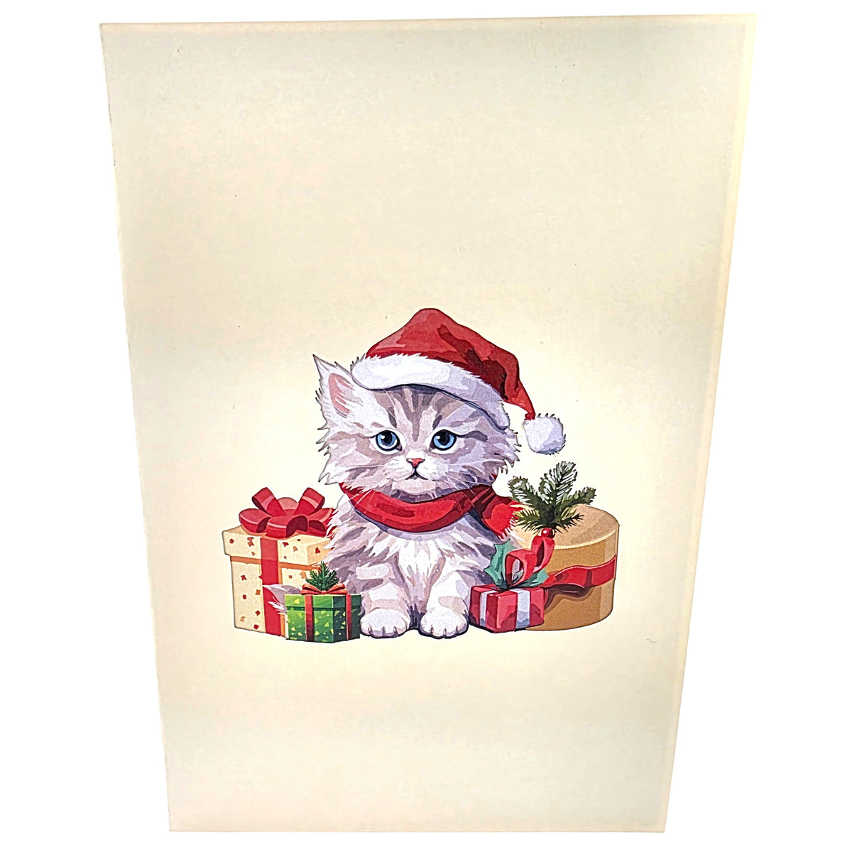Christmas Kittens Pop Up Card