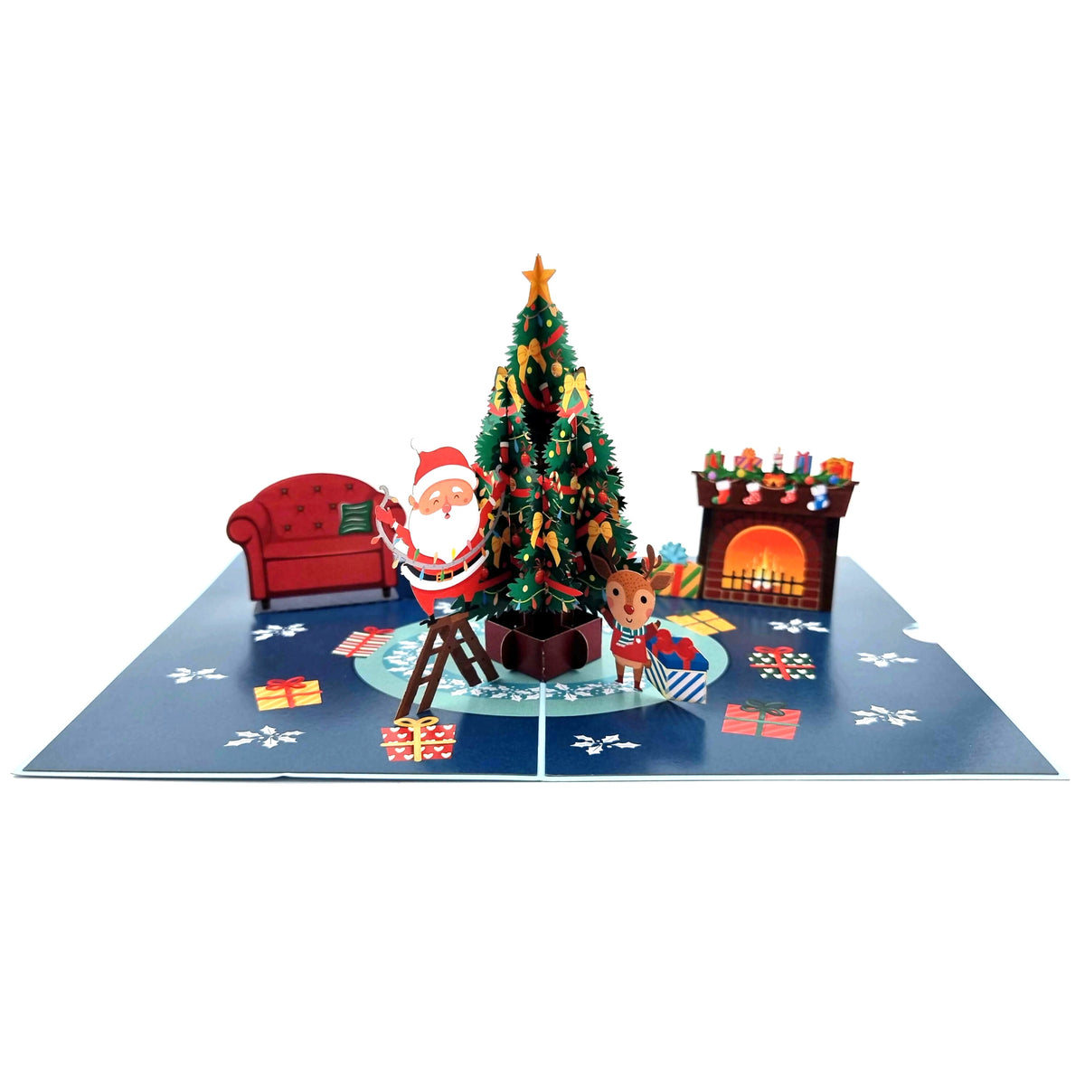 Night Before Christmas Pop Up Card