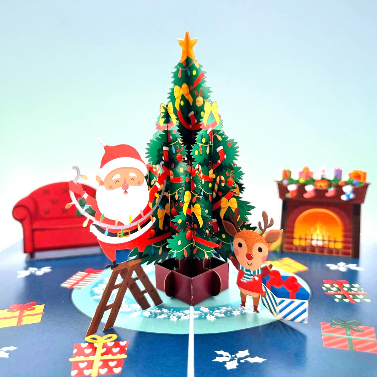 Night Before Christmas Pop Up Card
