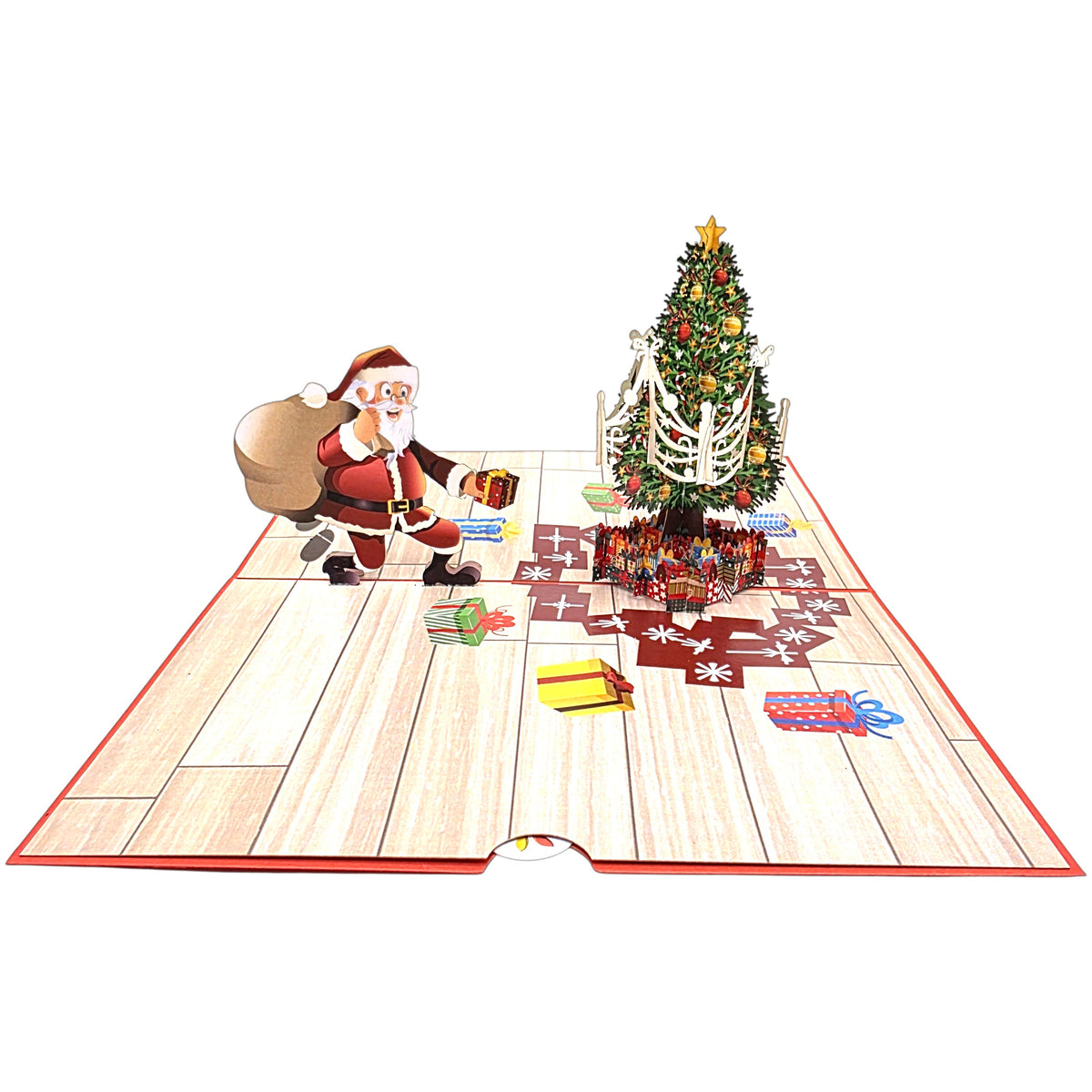 Santa Christmas Delivery Pop Up Card