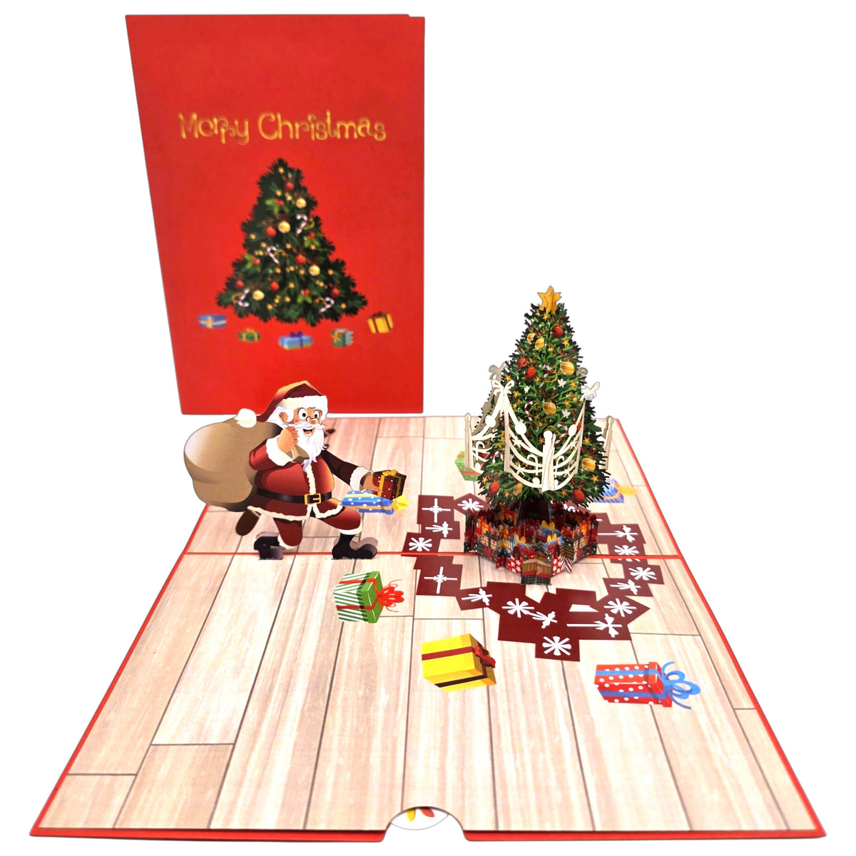 Santa Christmas Delivery Pop Up Card