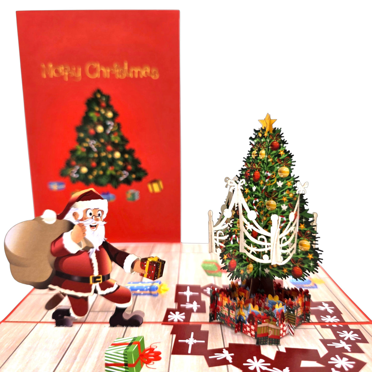Santa Christmas Delivery Pop Up Card